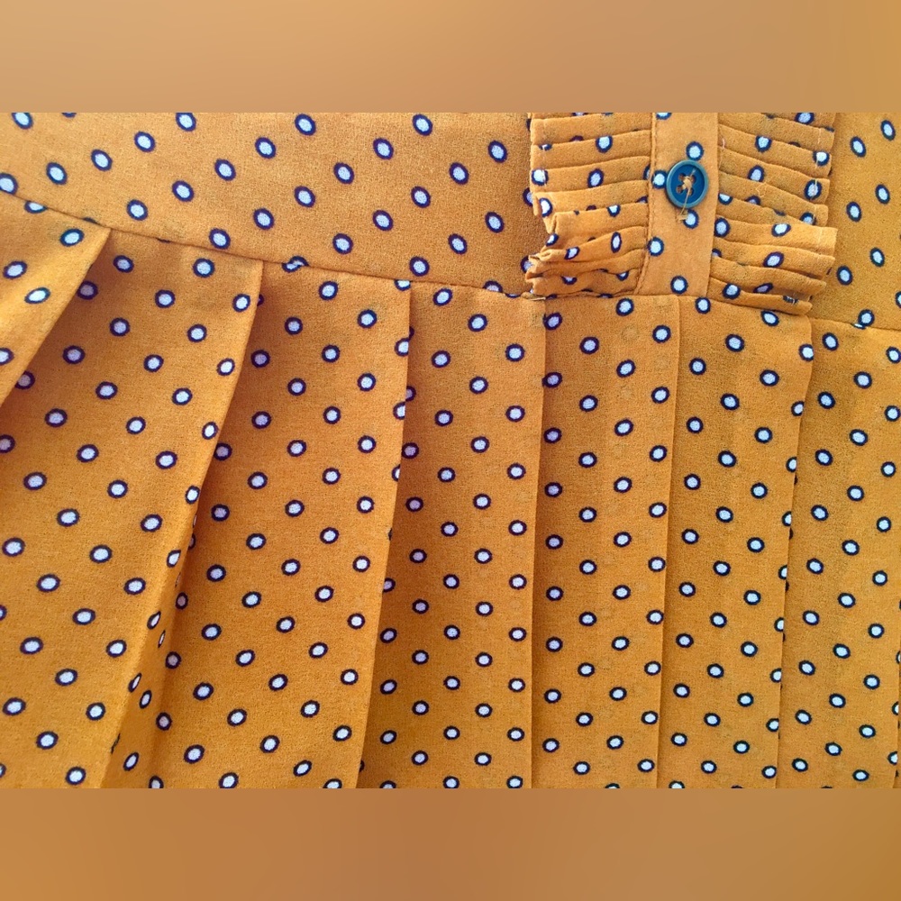 F21 Orange Polka Dot Retro-style Dress, Size S, Forever21 - Picture 6 of 10